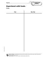 Explore Activity: Experiment with Foods