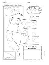 Map of Western United States