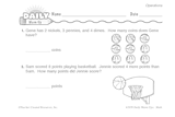 Math Warm-Up 56 for Gr. 1 & 2: Operations