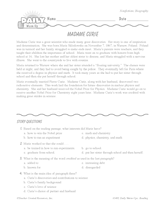 Madame Curie Biography: A Nonfiction Reading Warm-Up
