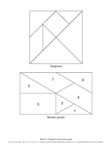 Tangrams and Mosaic Puzzles (BLM 27)