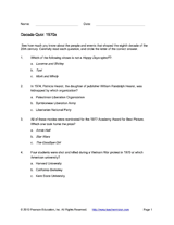 Decade Quiz: 1970s